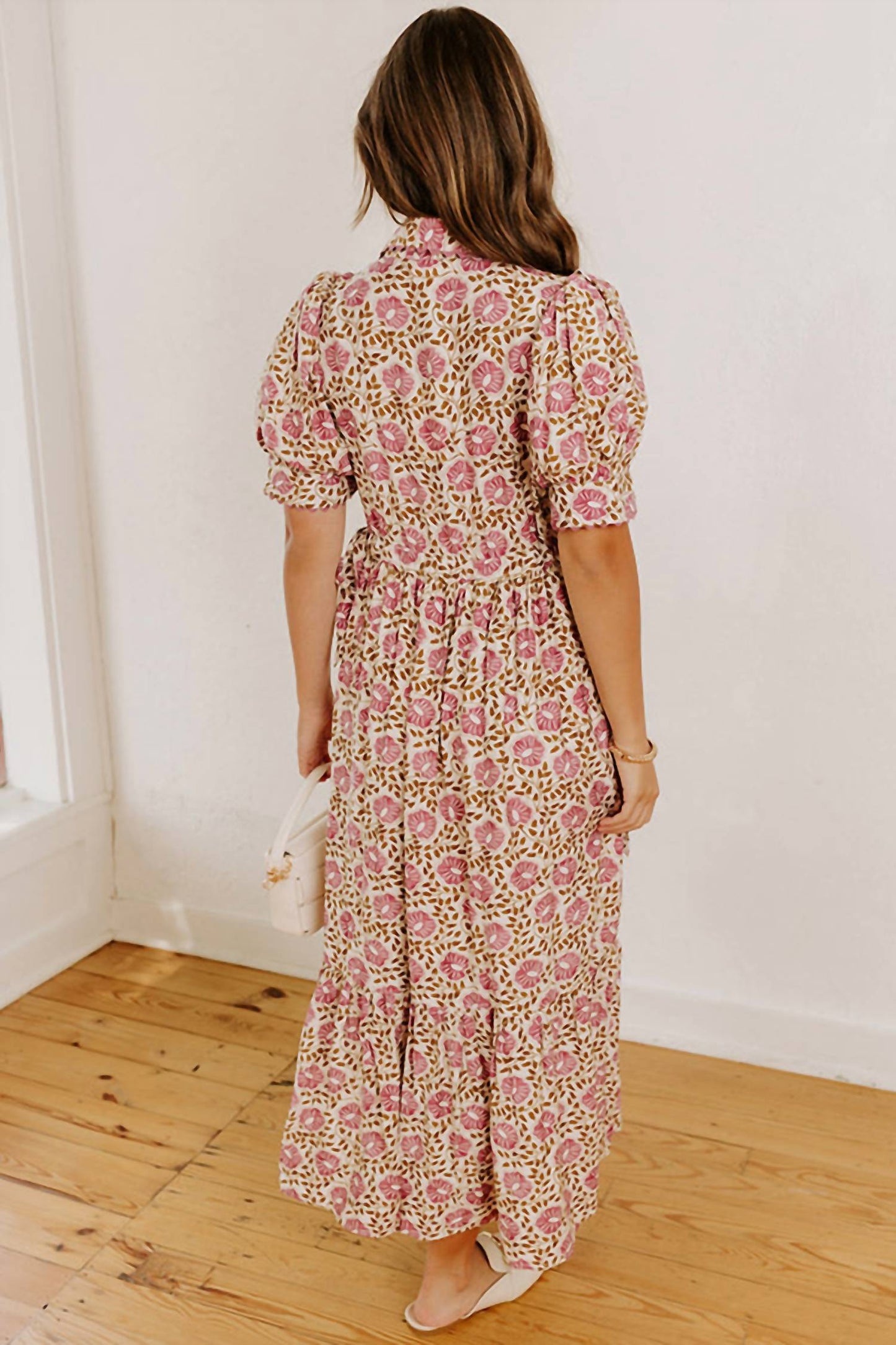 Entro - Rylee Floral Midi Dress - Plus