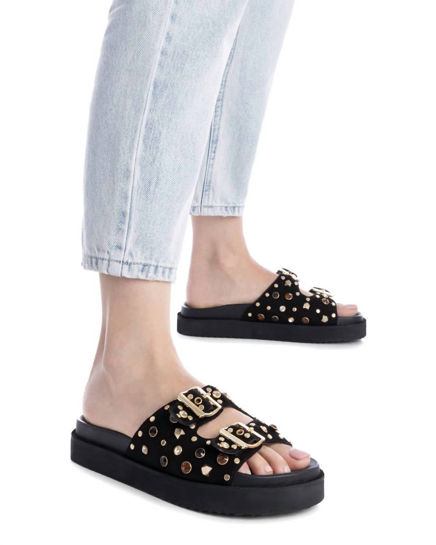 Xti - Women's Double Buckle Sandals