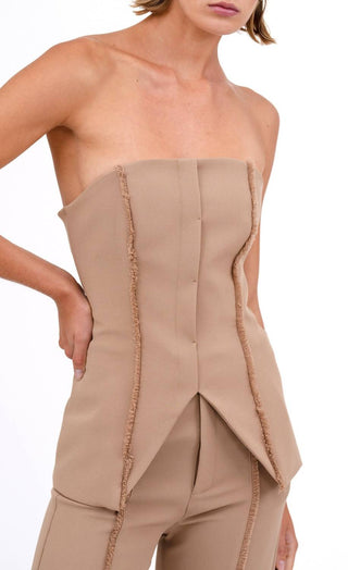Nonchalant Label - Liz Strapless Top