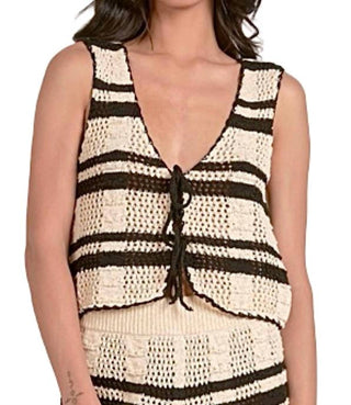 Elan - Front Tie Vest Top