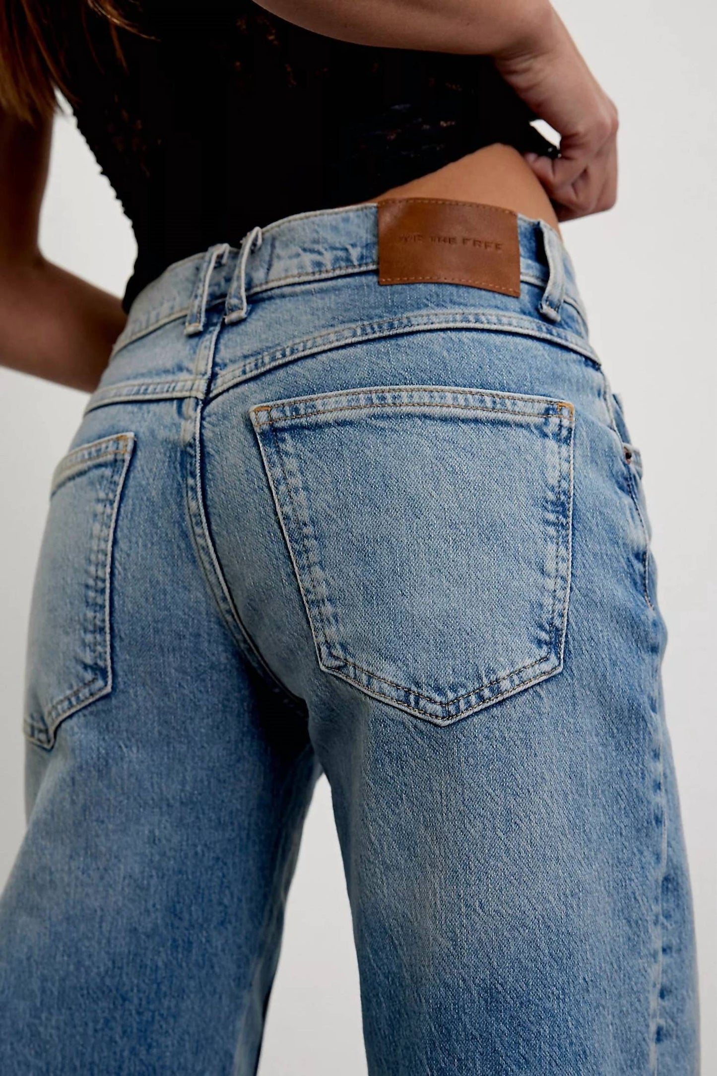 Free People - Risk Taker Mid-rise Jeans