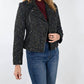 Frank Lyman - SPARKLE Woven Jacket-Black/Multi