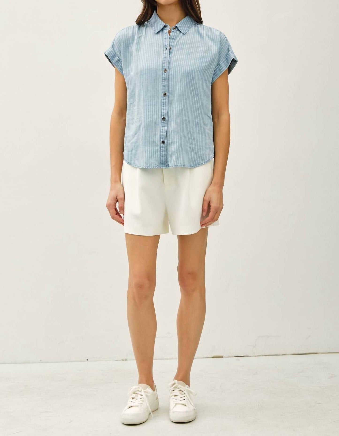 Be Cool - Tencel Button Up Top