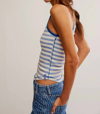 Free People - Only Ringer Scoop Neck Tank Top