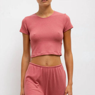 Leset - Lauren Crop Slim Tee