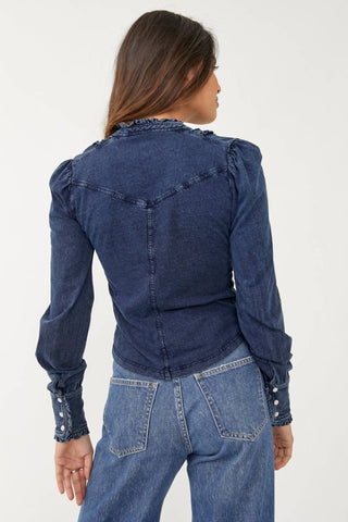 Free People - Going Somewhere Longsleeve Blouse