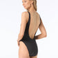 Michael Kors - Studded One Piece Low Back Swimsuit