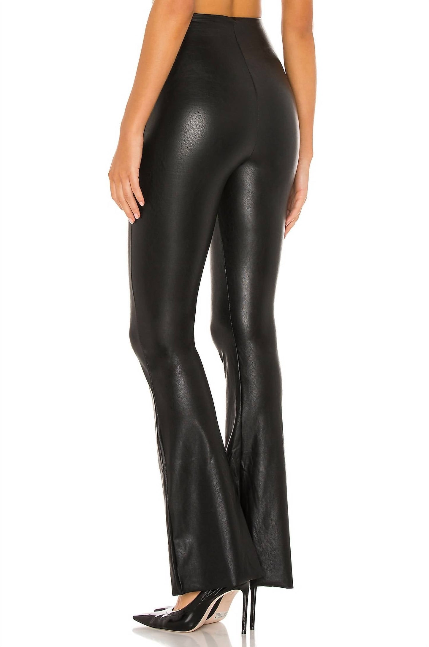 Commando - Faux Leather Flare Full Length Leggings