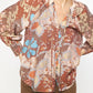 Entro - Floral Babydoll Blouse
