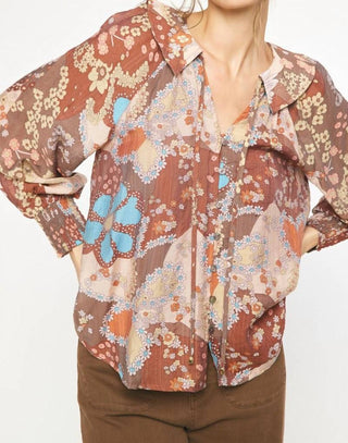Entro - Floral Babydoll Blouse