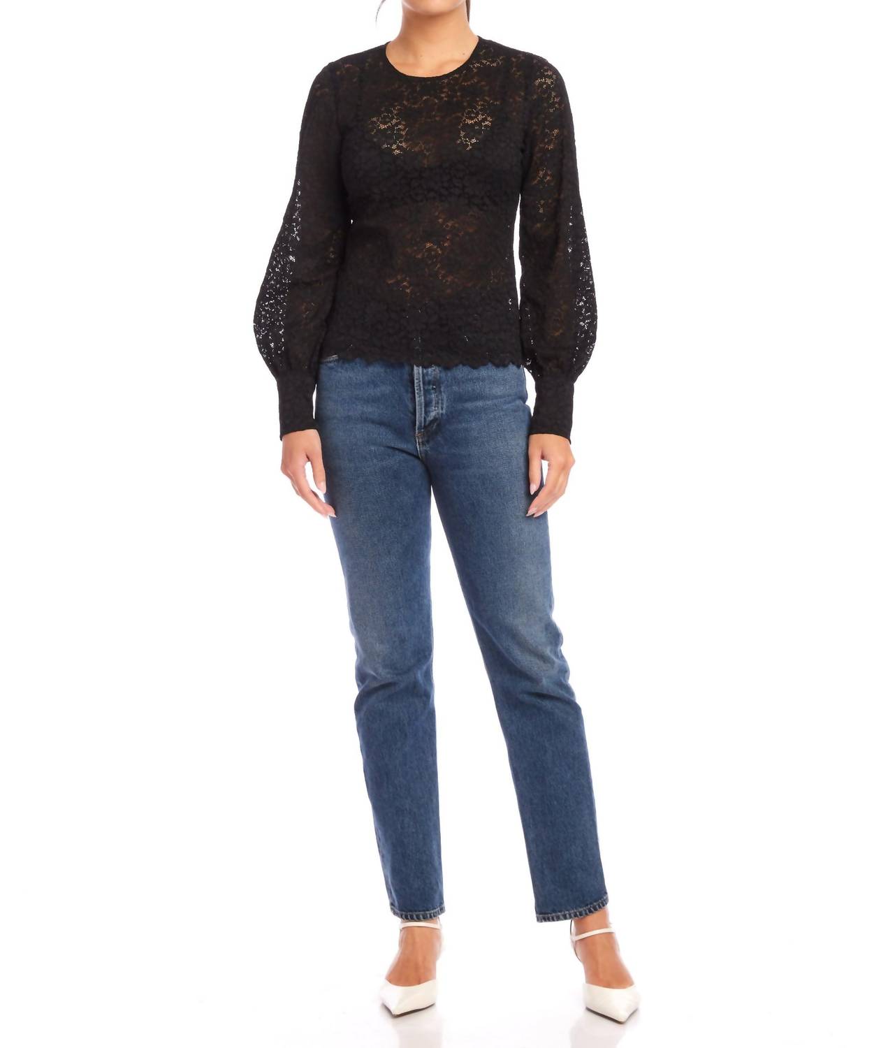 Fifteen Twenty - Ina Stretch Lace Top