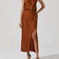 Astr - Jelyn Satin Midi Dress