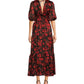 Elan - Floral V-Neck Maxi Dress