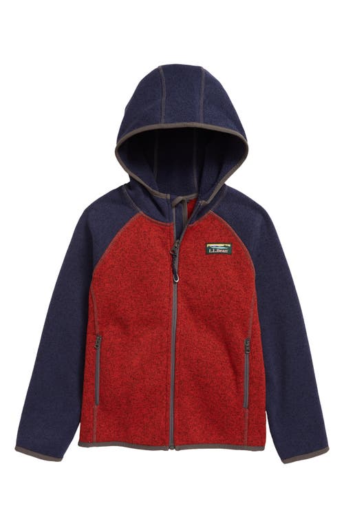 LLBean Kids Zip Fleece Sweater Hoodie