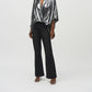 Joseph Ribkoff - Metallic Foiled Chiffon Wrap Top