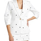 Cinq A Sept - Khloe Mirror-embellished Denim Blazer