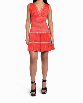Nicole Miller - Garment Dyed Sleeveless Mini Dress