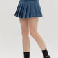 Entro - Denim Pleated Skirt