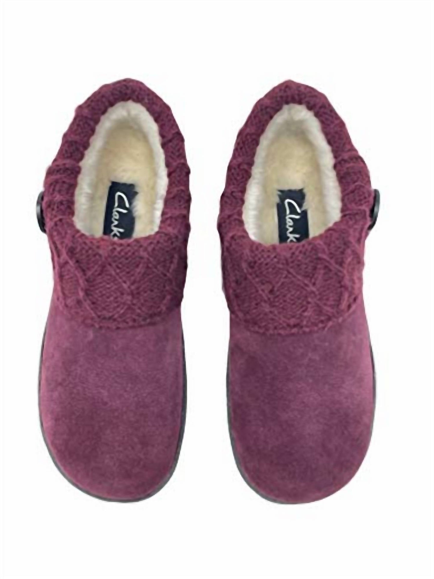 Clarks - Women's Sweater Collar Slippers