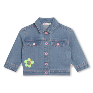 Billieblush - Baby Girls Logo Graphic Denim Jacket