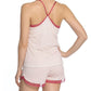 Twelve Eighty Eight - Bridgette Racerback Camisole Boxer Pajama Set