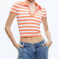 Alice + Olivia - Martha Striped Polo