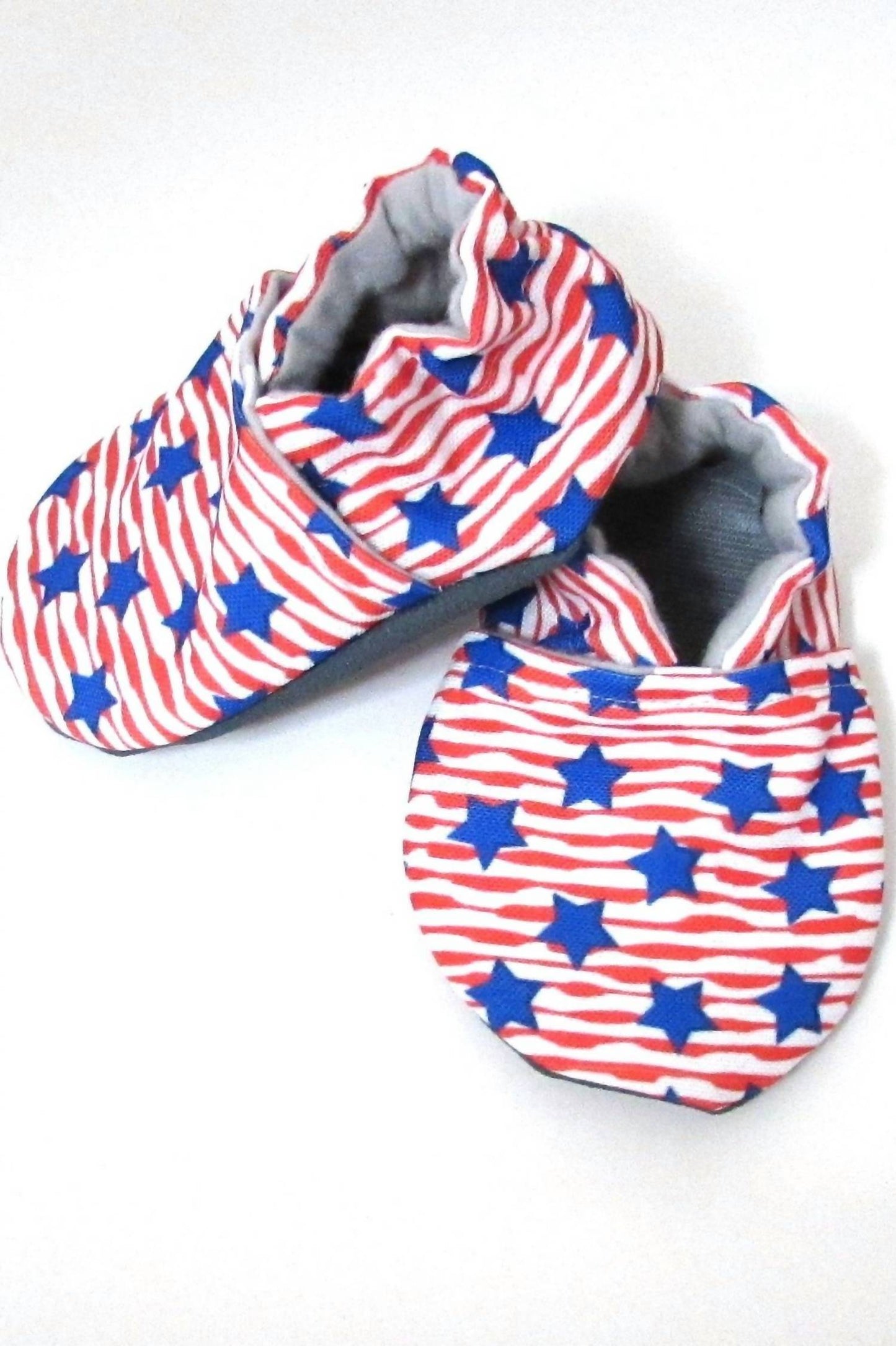 Cabooties - Baby Stars And Stripes Canvas Shoes