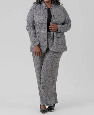 Nic + Zoe - Etched Tweed Jacket - Plus