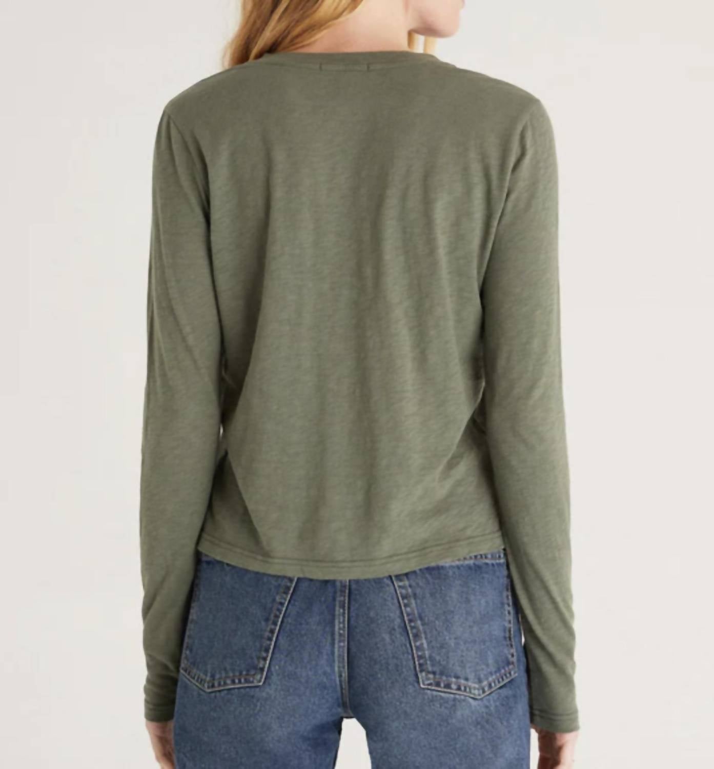 Z Supply - Liya Long Sleeve Slub Tee
