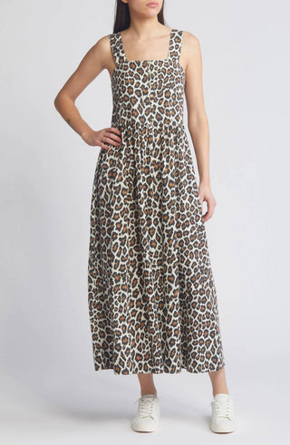 The Great. - Leopard Print Cotton Dress