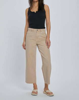 Hidden - Nori Clean Cropped Wide Leg Jeans