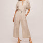 Fifteen Twenty - Sadie Stripe Wide Leg Trousers Pants