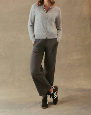 27 Miles Malibu - Elyse Fuzzy 2 Way Zip Cardigan