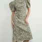 Aaron & Amber - Puff Sleeve Midi Dress