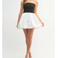 Mable - Strapless Smocked Mini Dress