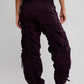 Free People - Scorpio Shirred Mid-Rise Cargo Pants
