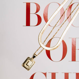 Bracha - INITIAL CARD NECKLACE