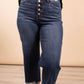 Judy Blue - Women's Button Fly Destroy Jeans