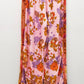 Aratta - Golden Aurela Floral Print Elastic Waist Pants