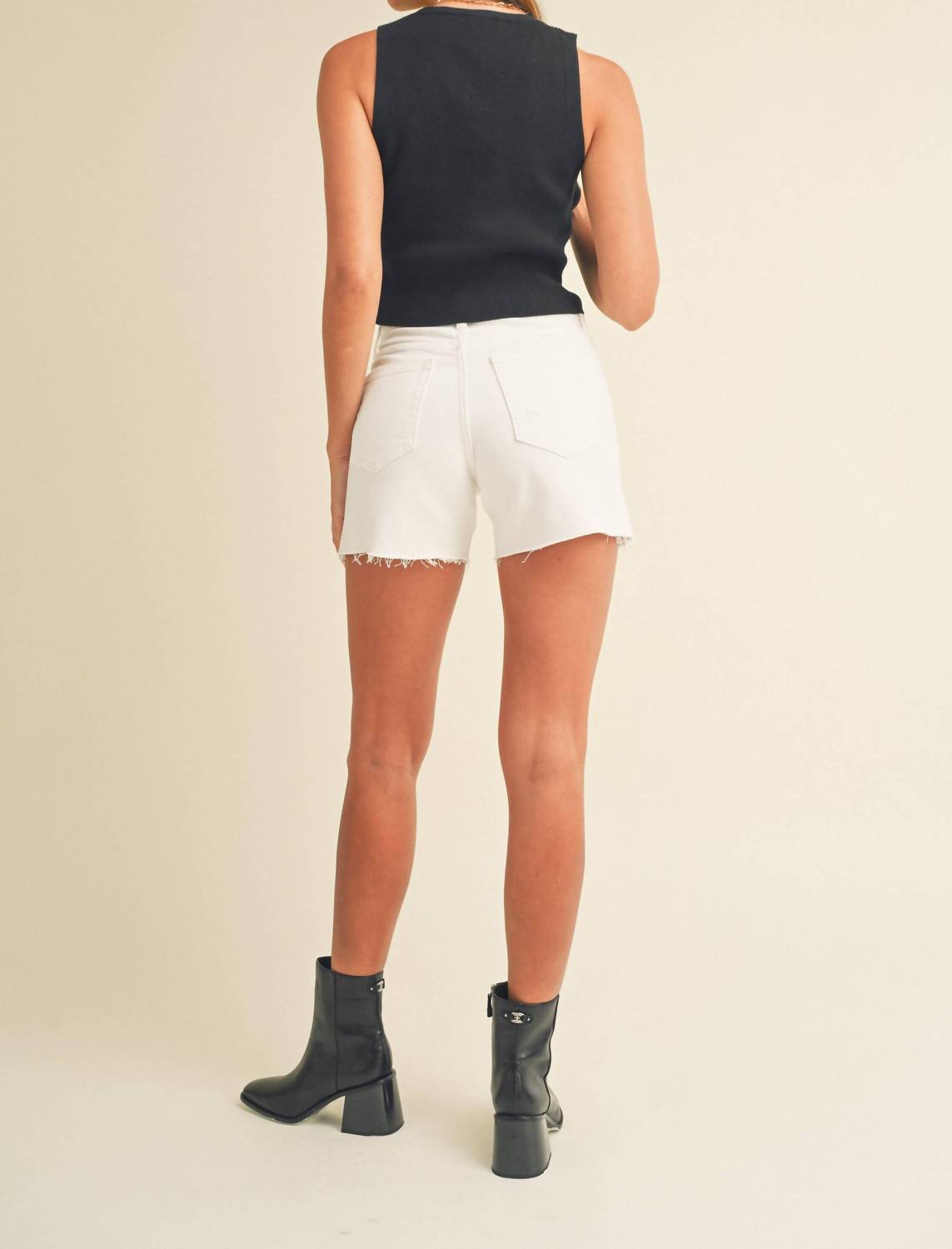 Jbd. - Side Slit Denim Short