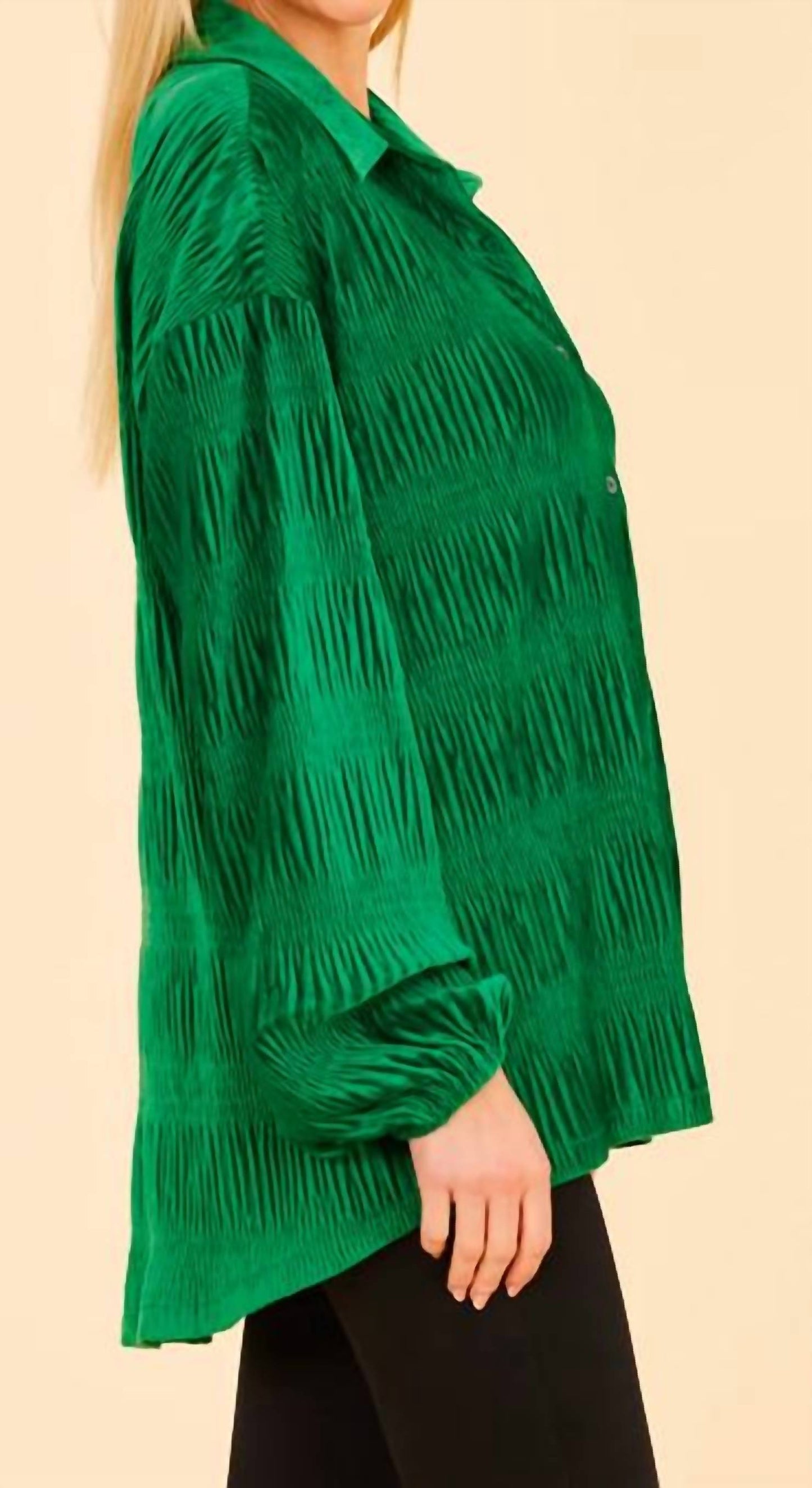 Dolce Cabo - Velvet Long Sleeve Shirt