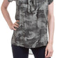 Gigi Moda - Alba Camo Short Sleeve Top