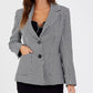 Zaalima Fashion - Long Sleeve Polyester Solid Color Regular Jacket