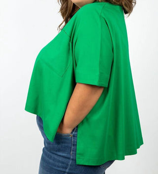 Psophia - V-NECK ONE POCKET DOLMAN TEE