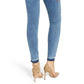 7 For All Mankind - The Ankle Super Skinny Step Raw Hem Denim Jeans