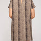 She + Sky - Faux Suede Shift Dress