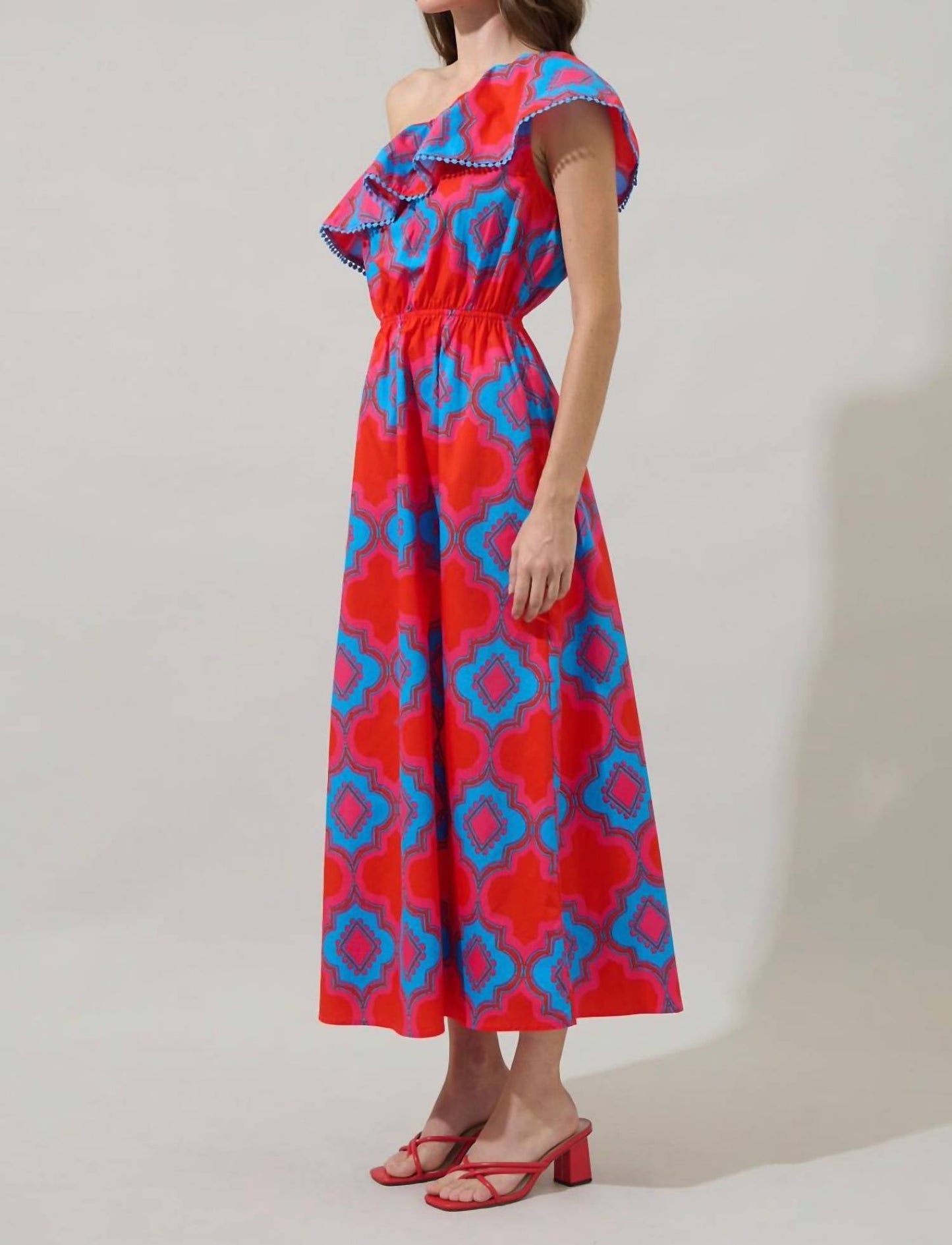 Sugarlips - Suraya One Shoulder Midi Dress