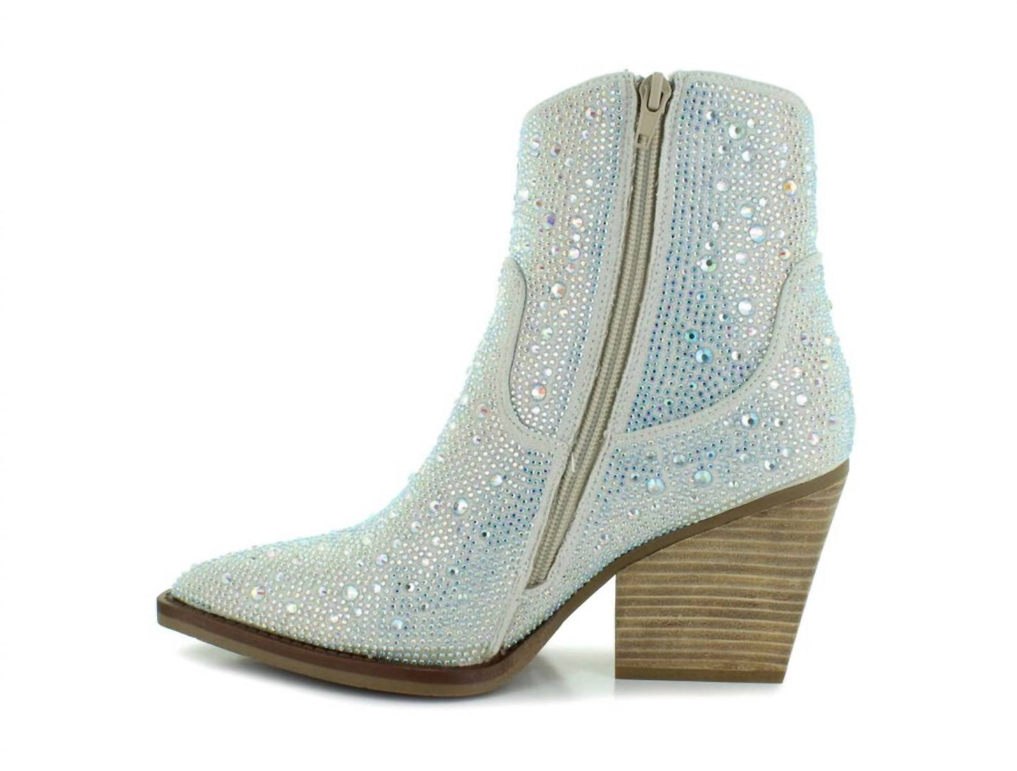 Very G - Women's Kady Rhinestone Studded Boots