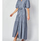 Big Hit Fashion - Stripe Maxi Dress
