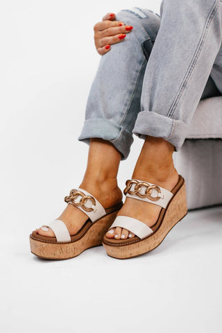 Corkys Footwear - Chain Detail Wedges